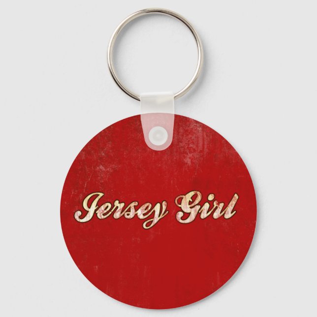 Jersey Girl Key Ring (Front)