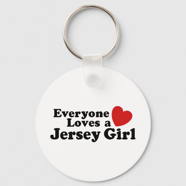 Jersey Girl Key Ring (Front)