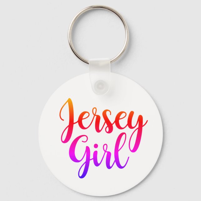 Jersey Girl Keychain (Front)