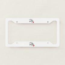 Jersey Girl License Plate Frame