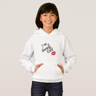 Jersey Girl Pullover Hoodie for Girls