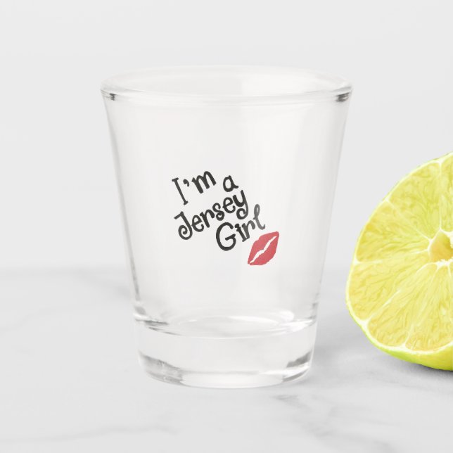 Jersey Girl Shot glass (Front)