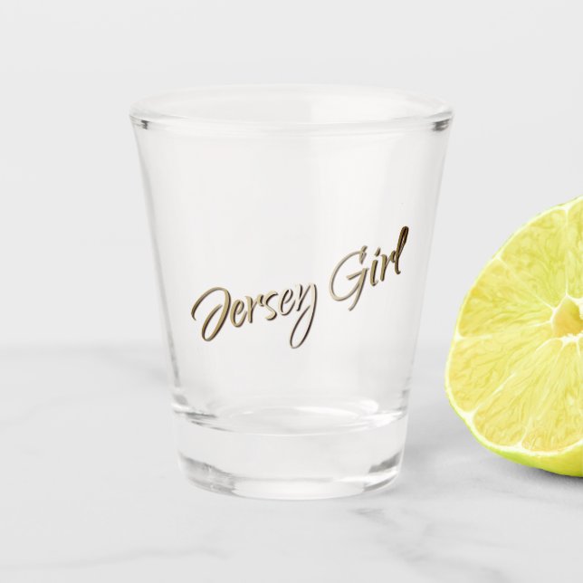Jersey Girl Shot Glass (Front)