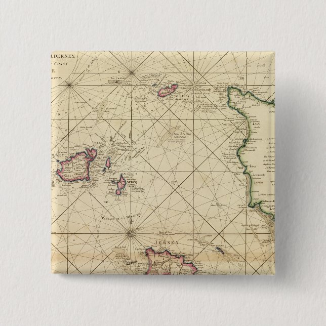 Jersey, Guernsey 15 Cm Square Badge (Front)
