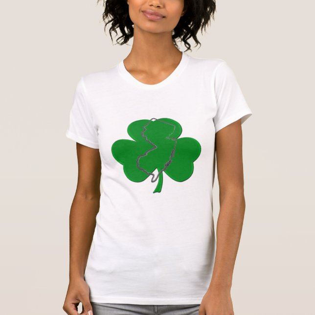 Jersey Irish Cap Sleeve Raglan T-Shirt (Front)