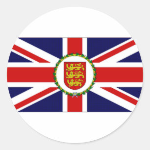 Jersey Lieutenant Governor Flag Classic Round Sticker