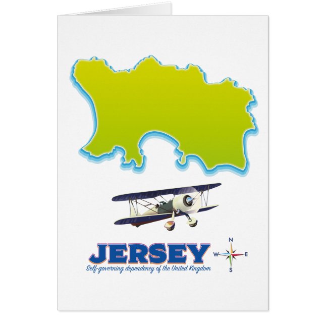 Jersey map. (Front)