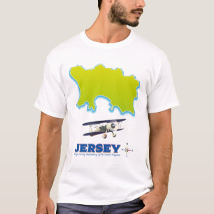 Jersey map. T-Shirt