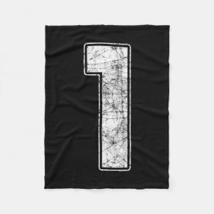 Jersey number 1 uniform biggest fan favourite fleece blanket