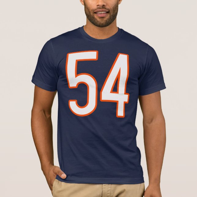 Jersey Number 54 T-Shirt (Front)
