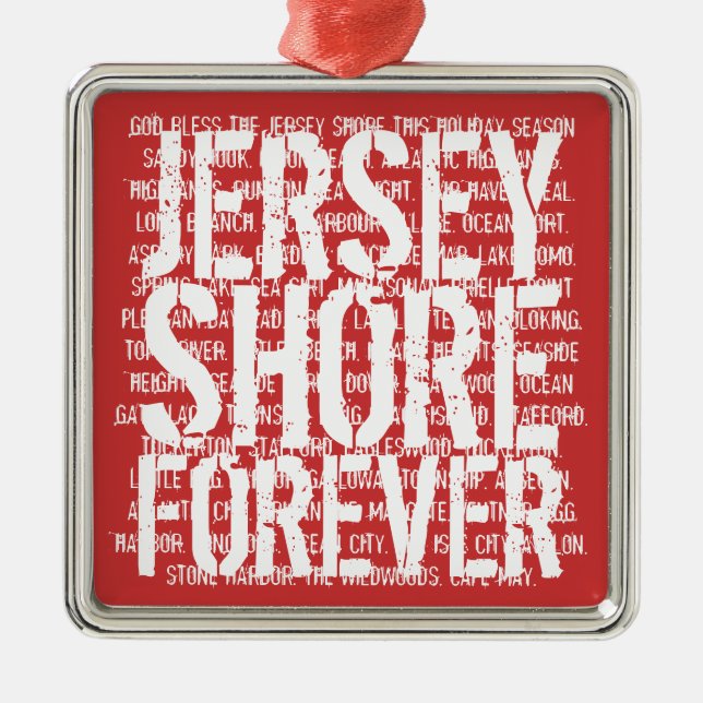 Jersey Shore Forever Ornament (Front)