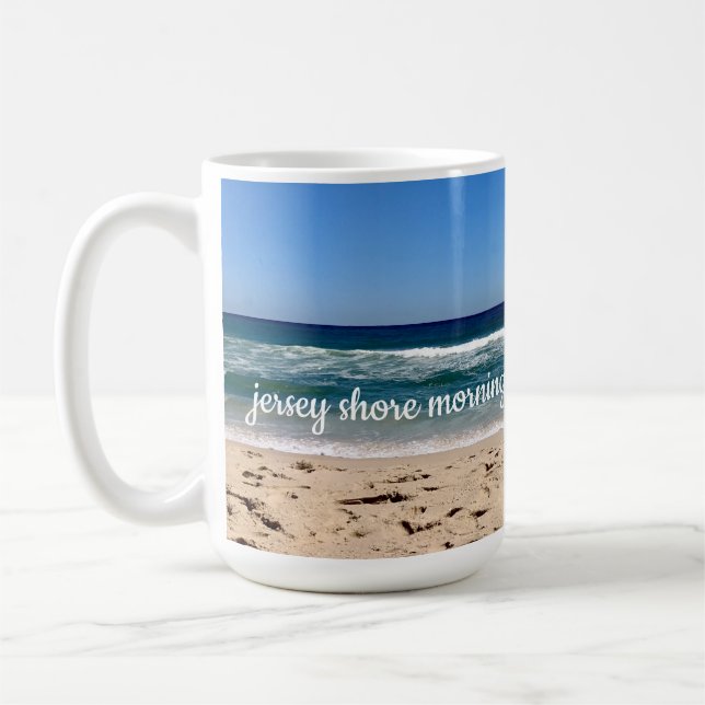 Jersey Shore Mornings on Coffee Mug (Left)