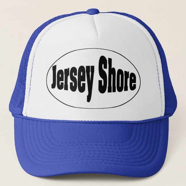 Jersey Shore Oval Trucker Hat (Front)