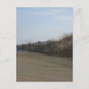 Jersey Shore * Softened Beach Postcard