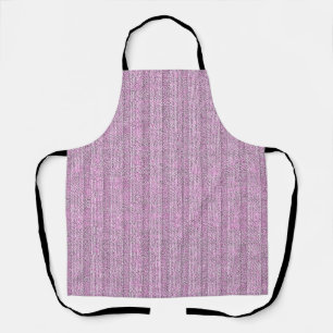 Jersey Stripe Knit Pattern in Powder Pink Apron