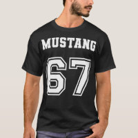 Jersey Style Classic Mustang 67 1967 Horse Airplan