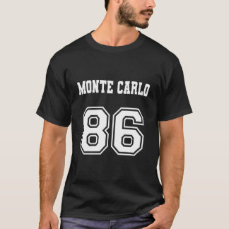 Jersey Style Monte Carlo 86 1986 Old School Muscle T-Shirt