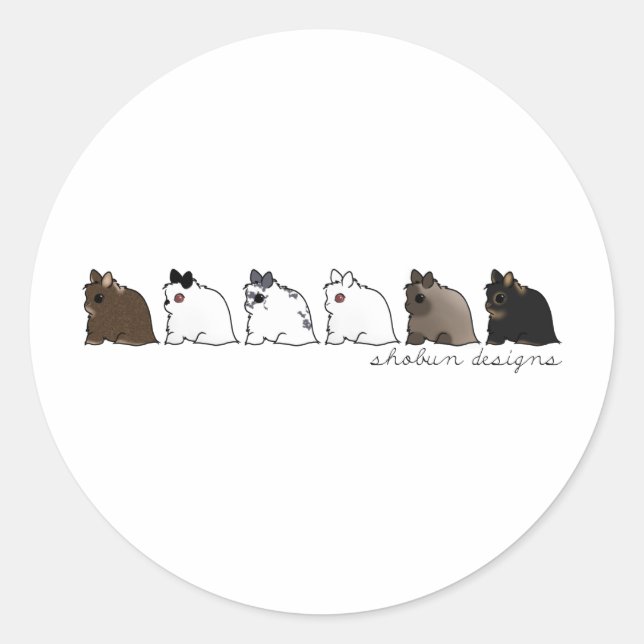 Jersey Wooly Group Classic Round Sticker (Front)