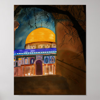 Jerusalem Al-Aqsa mosque Art Board Print