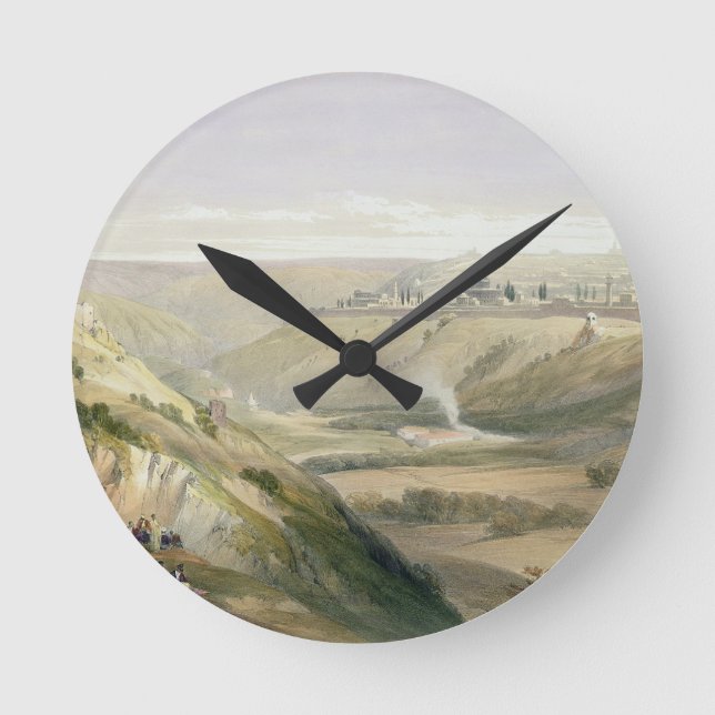 Jerusalem, April 5th 1839, plate 18 from Volume I Round Clock (Front)