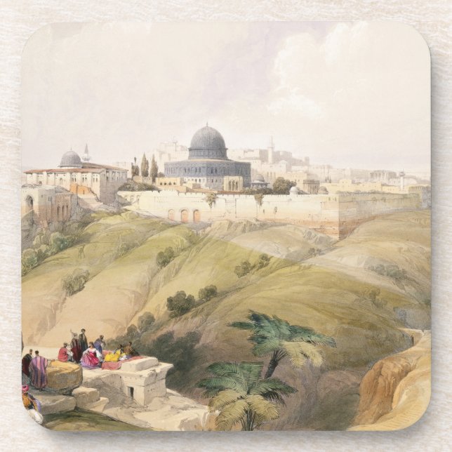 Jerusalem, April 9th 1839, plate 16 from Volume I Coaster (Front)