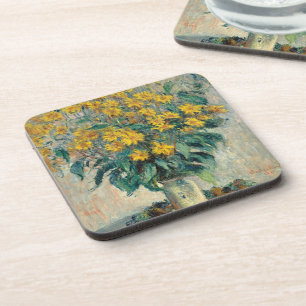 Jerusalem Artichoke Flowers, 1880 (oil on canvas) Coaster