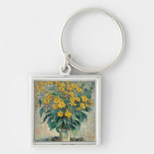 Jerusalem Artichoke Flowers, 1880 (oil on canvas) Key Ring