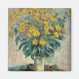 Jerusalem Artichoke Flowers, 1880 (oil on canvas) Magnet
