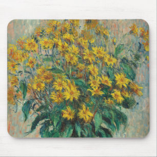 Jerusalem Artichoke Flowers by Claude Monet Mouse Pad