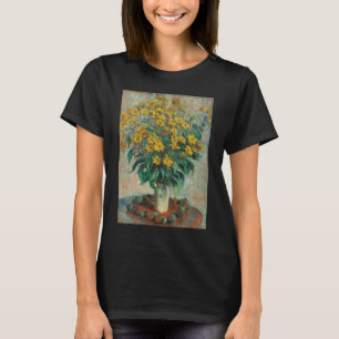 Jerusalem Artichoke Flowers by Claude Monet T-Shirt