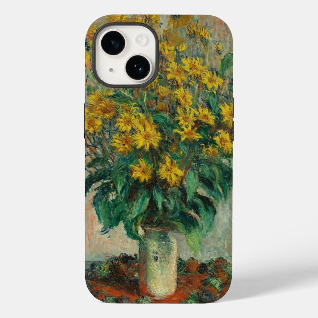 Jerusalem Artichoke Flowers - Claude Monet Case-Mate iPhone Case (Back)