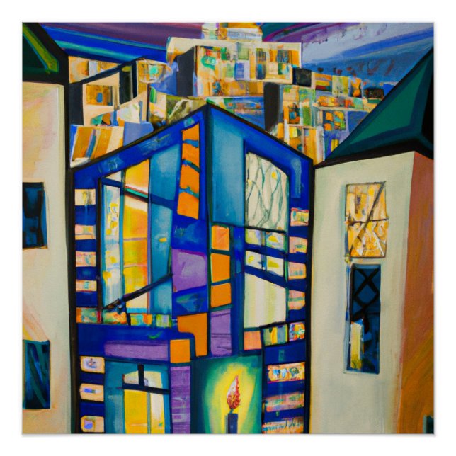 Jerusalem at Night Poster (Front)