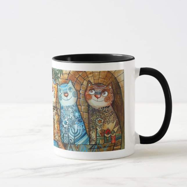 Jerusalem cats mug (Right)