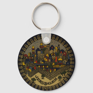 Jerusalem Ceramic Key Ring