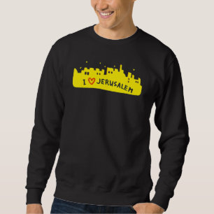 Jerusalem City Israel souvenir  for men women 4 Sweatshirt