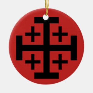 Jerusalem Cross Christmas Ornament