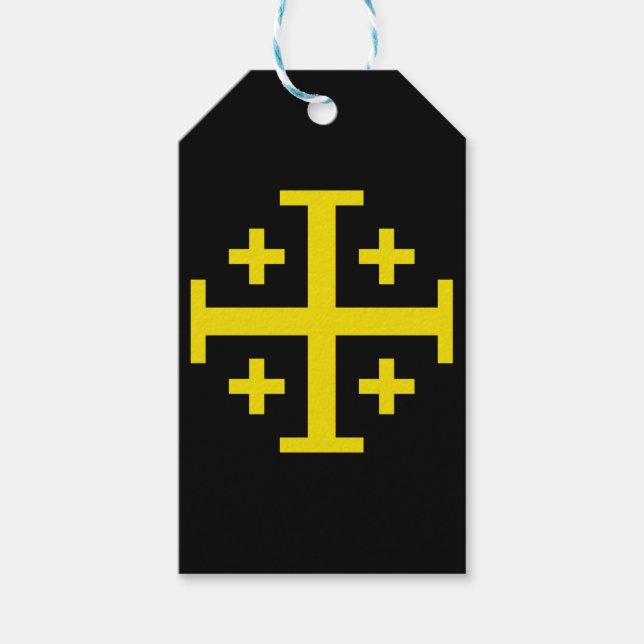 Jerusalem cross gift tags (Front)