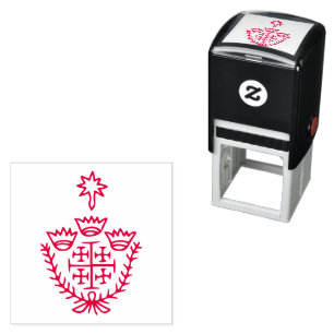 Jerusalem Cross historical pilgrimage tattoo stamp