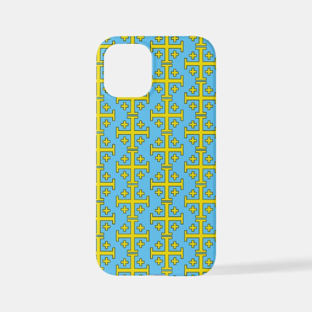 Jerusalem cross iPhone case (Back)