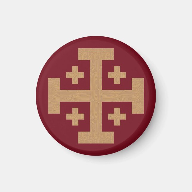 Jerusalem Cross Magnet (Front)