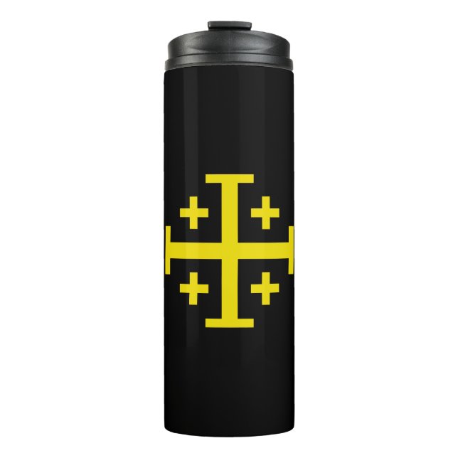 Jerusalem cross thermal tumbler (Front)