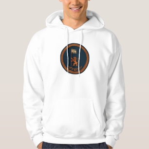 Jerusalem Day Lion With Flag Hoodie