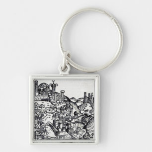Jerusalem during the reign of Solomon Key Ring