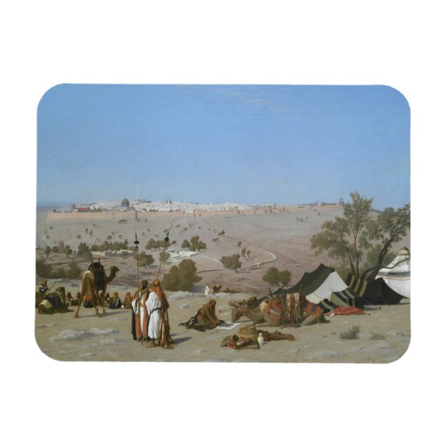 Jerusalem from the Mount of Olives | 1880 Magnet (Horizontal)
