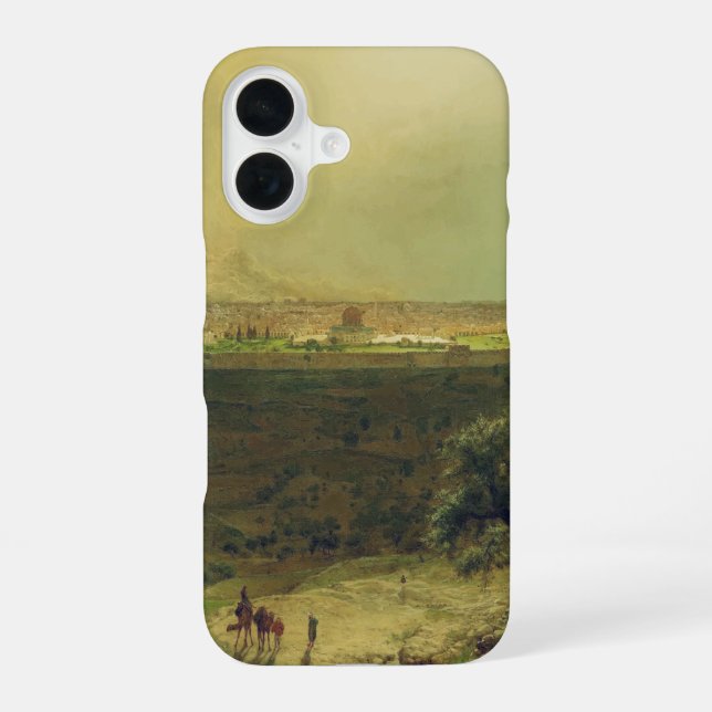 Jerusalem from the Mount of Olives iPhone 16 Case (Back)