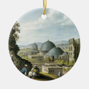 Jerusalem from the West, pub. by William Watts, 18 Ceramic Ornament