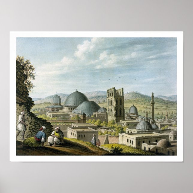 Jerusalem from the West, pub. by William Watts, 18 Poster (Front)