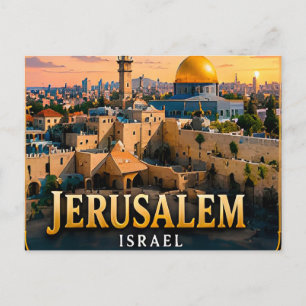 Jerusalem Israel Ancient Heritage Escape 📍 Postcard