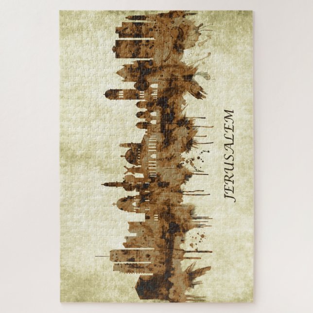 Jerusalem Israel Cityscape Jigsaw Puzzle (Vertical)