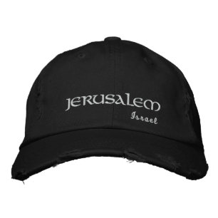 Jerusalem Israel Embroidered Hat
